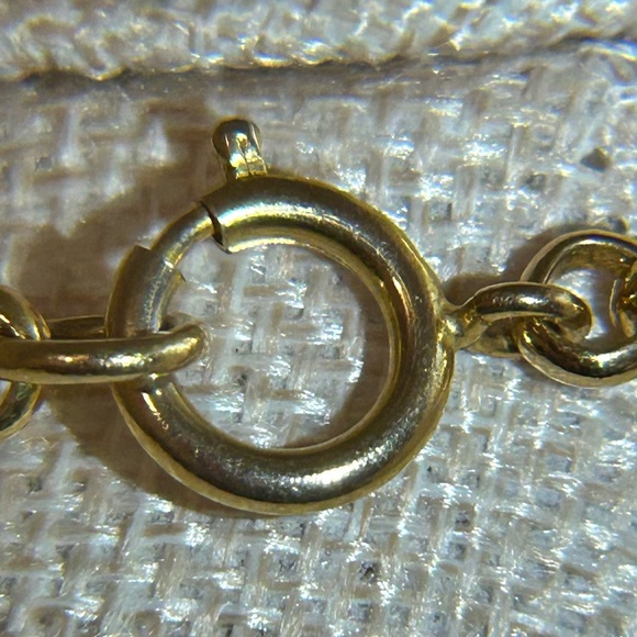 Salvatore Ferragamo Gold Chain Link Necklace - Picture 9 of 14